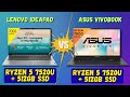 Lenovo IdeaPad Slim 1 VS ASUS Vivobook Go 15 Laptop Comparison In Hindi Ryzen 5 512GB SSD
