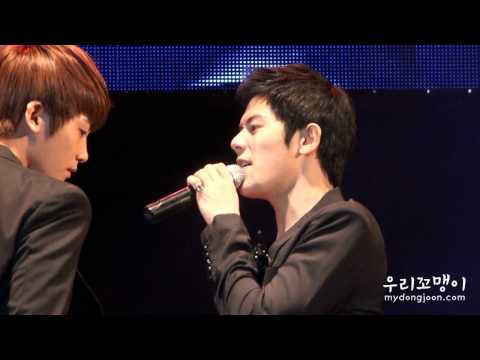 [FANCAM]110820 ZE:A Dongjoon-heart for 2
