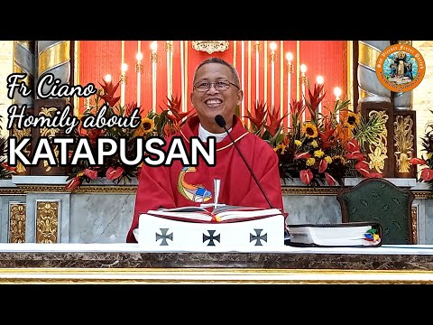 Fr. Ciano Homily about KATAPUSAN - 11/24/2022