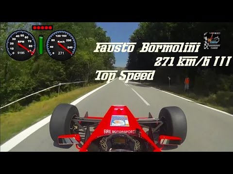 Fausto Bormolini 271 km/h Record Speed @Reynard K02 Mugen F3000 [Pure Engine Sound]