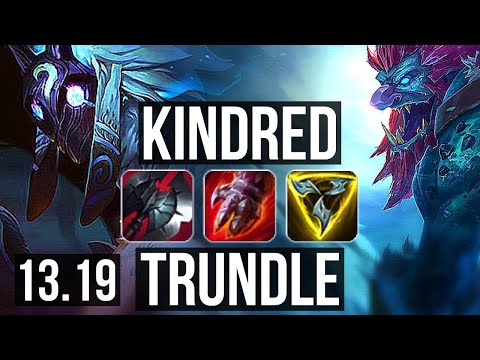 KINDRED vs TRUNDLE (JNG) | 9/2/14, 1.9M mastery, 900+ games | EUW Challenger | 13.19