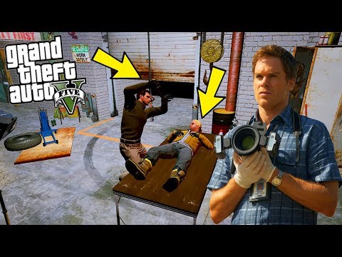 GÜNDÜZLERİ ADLİ TIPÇI GECELERİ KATİL DEXTER! - GTA 5 DEXTER'IN HAYATI