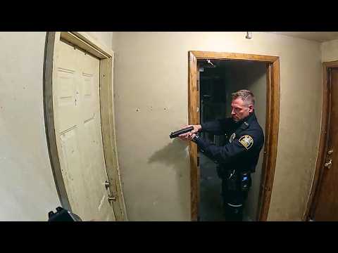 Cops Race to Victim, Confront Crazed Suspect