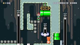 Super Mario Maker - Pit of Panga: Panga Express beaten