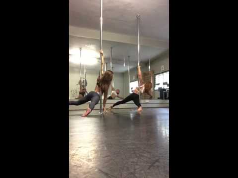 Pole flow :Vane Lunatica & Charlotte Robertson