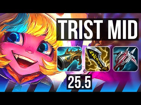 TRISTANA vs YONE (MID) | 600+ games | EUW Grandmaster | 25.5