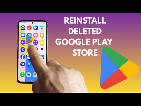 How to install missing or deleted Google Play Store app in Android phone