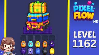 Pixel Flow Level 1162 Solution Walkthrough