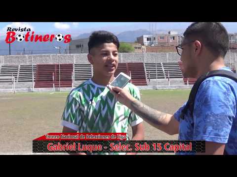 Gabriel Luque, Selec. Sub 15 Capital