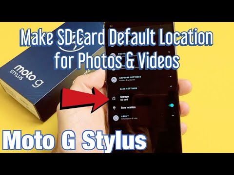 Moto G Stylus: How to Automatically Save Photos & Videos to SD Card