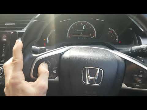 Honda Civic 2018 (FC/FK) How to Reset Service Reminder