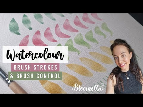 Watercolour Brush Control for Beginners | Petals, Leaves & Strokes Explained