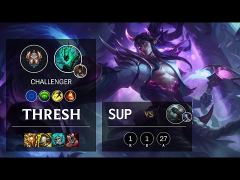 Thresh Support vs Senna - EUW Challenger Patch 11.9