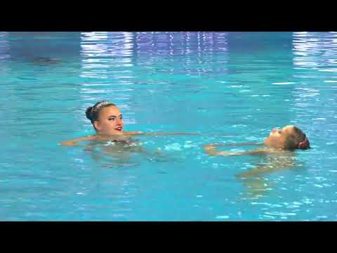 23 08 04   Female Duet Free Routine Preliminary   CZECH REPUBLIC