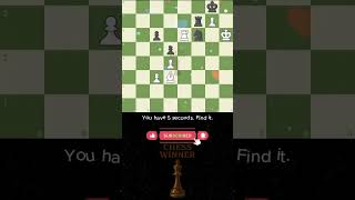 Mate in 2, Blink and You Miss It ♟️🔥 | Chess Winner #chess #shorts #checkmate #brilliant