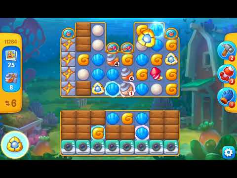 Fishdom Easy Level 11264 (with ingame lightning booster) @choraelmin