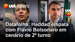 Datafolha: Haddad empata com Flávio no 2º turno e é visto como alternativa no PT