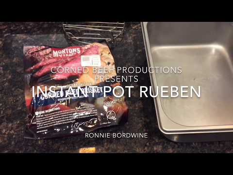 Instant Pot Corned Beef Rueben Sandwich