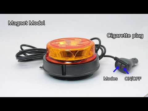 Agrieyes W47 LED Strobe Lights, Emergency Warning Essential, Amber Flashing Light for Vehicles