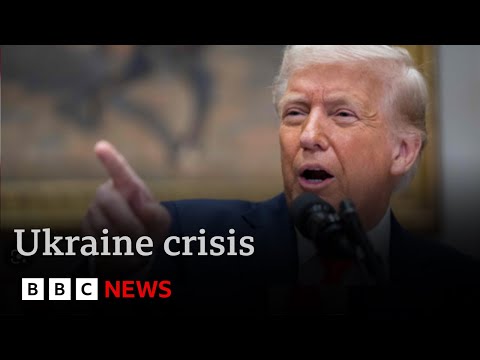 特朗普再次攻擊澤連斯基，要求達成協議結束烏克蘭戰爭 | BBC News (Trump renews attack on Zelensky and demands deal to end Ukraine war | BBC News)