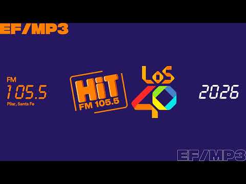 Pilar (Santa Fe) - FM 105.5 Hit Los 40 - Separadores capturados entre febrero y mayo de 2026