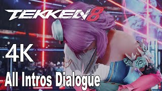 Tekken 8 All Character Intros and Unique Dialogue 4K