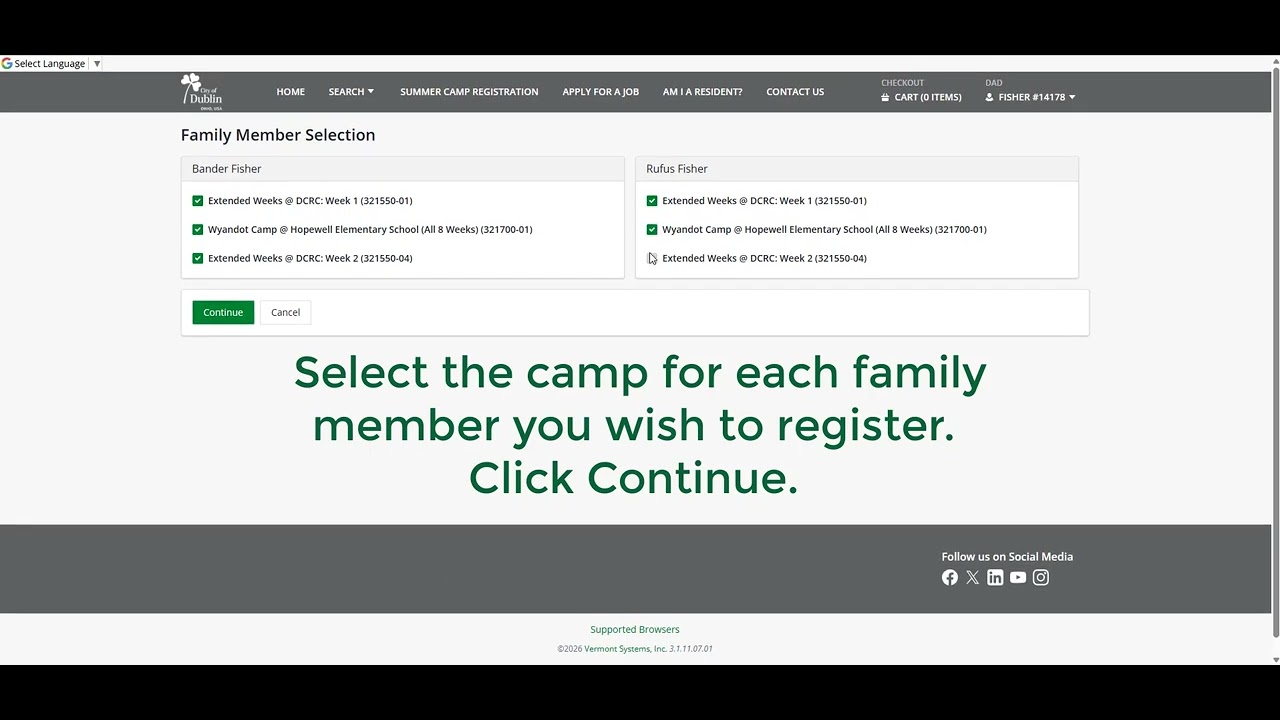 2026 Summer Camp Registration