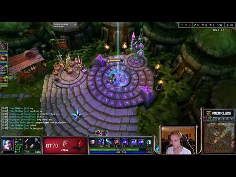 Fnatic Rekkles Jinx vs Ezreal [Challenger Ranked solo queue AD]