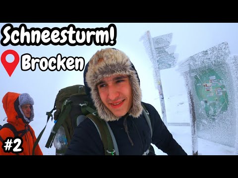 Schneesturm auf dem Brocken! | Harzer Hexenstieg im Winter -- Teil 2