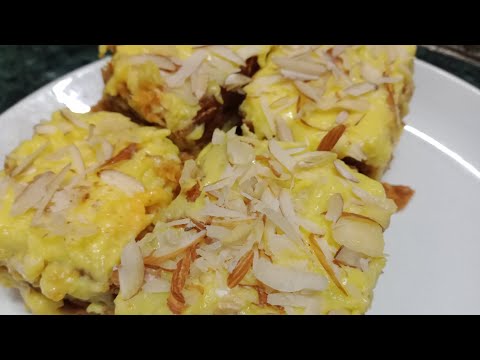 Rusk Custard Cake recipe by ashiyana food like share and subscribe