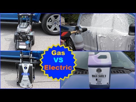 Chemical Guys Maxi Suds II grape rush.  Gas vs Electric