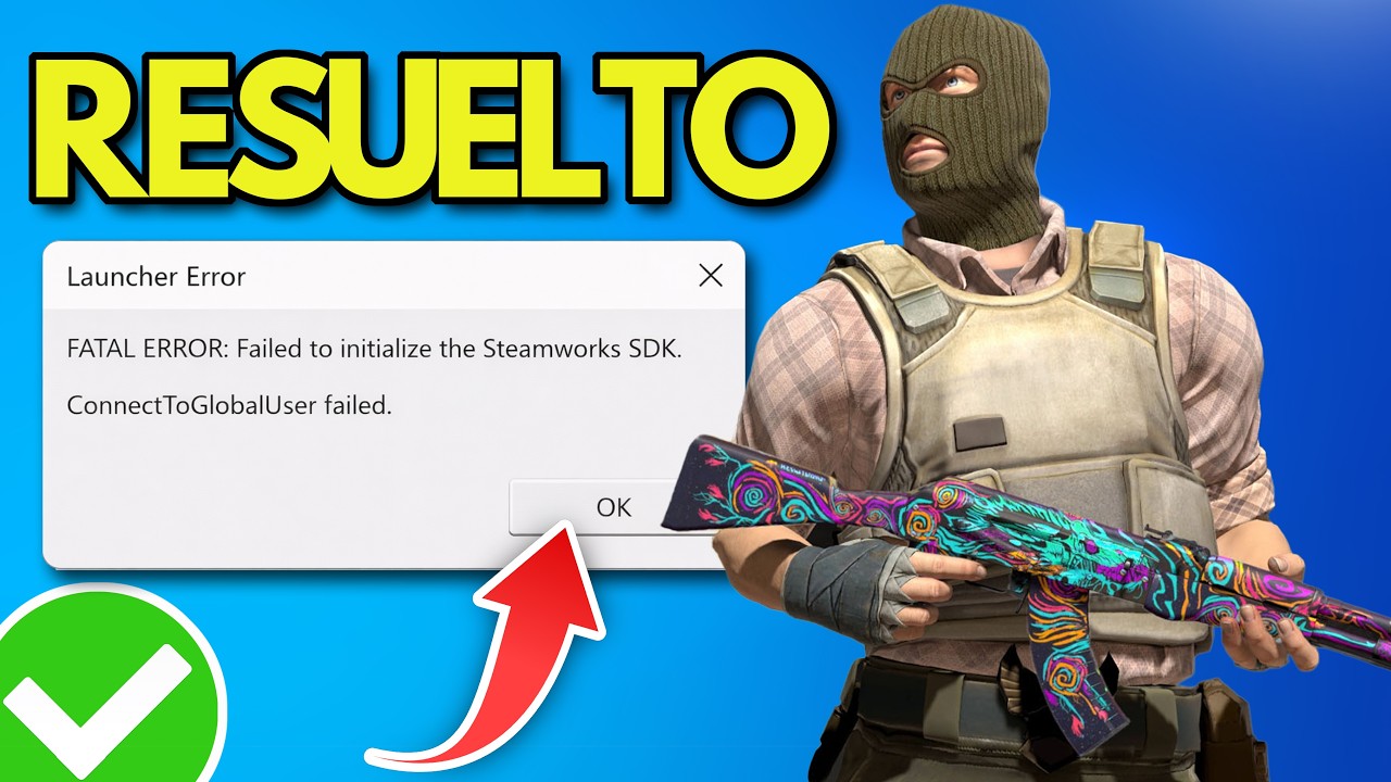 SOLUCIÓN: Error Fatal “No Se Pudo Inicializar el SDK de Steamworks” 🎮 (PC)