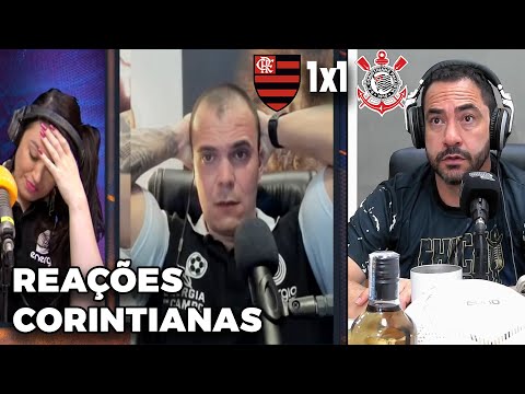 REAÇÕES CORINTHIANAS!!  - FLAMENGO 1X1 CORINTHIANS - FINAL COPA DO BRASIL 2022