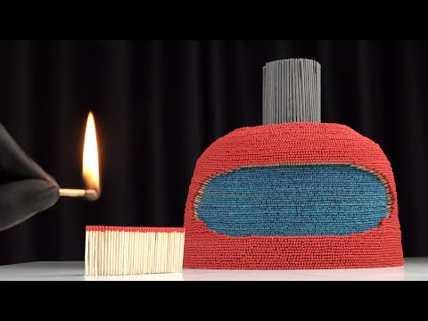 Among Us Fire Domino Reaction [80,000 Matches]