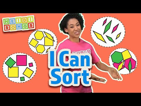 I Can Sort | Math Songs for Kids | Sort and Classify by Attributes | Kindergarten Math Operations