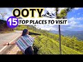 Ooty | Ooty Top 15 Places to visit | Ooty Tourist Places | Ooty Trip | Ooty Toy Train | WanderBees