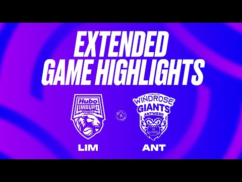 Hubo Limburg United vs. Windrose Giants Antwerp Extended Game Highlights