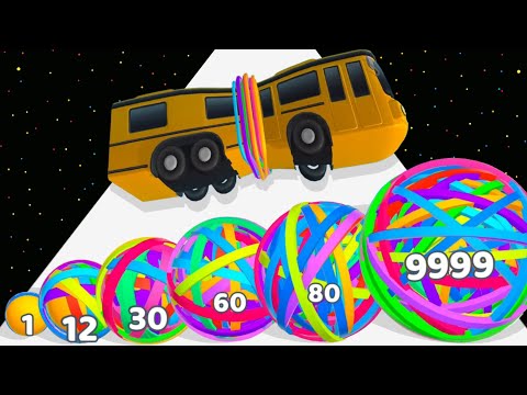 Flexy Runner 3D - Level Up Rubber Max Level Gameplay (Layer Run) New Update