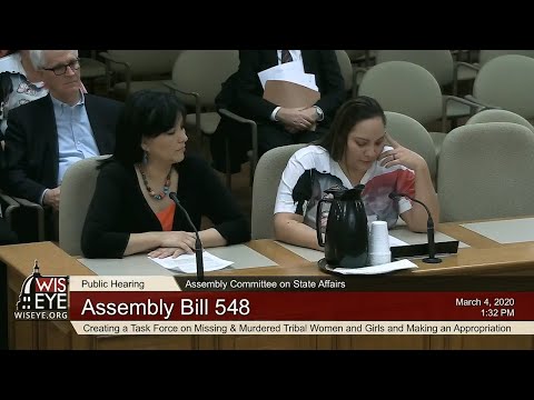 WisEye Morning Minute: Missing and Murdered Tribal Women and Girls Task Force