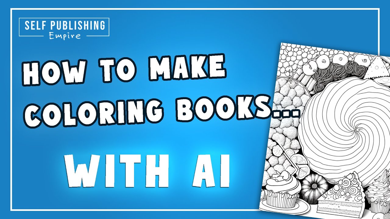 The quickest way to make a coloring book EVER - a how-to guide using AI