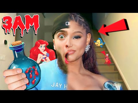 ORDERING THE LITTLE MERMAID POTION FROM THE DARK WEB AT 3AM!! *I TURNED INTO A REAL MERMAID*