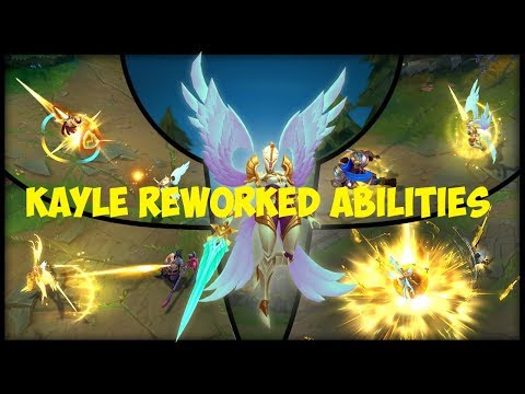 ALL NEW KAYLE ABILITIES - Kayle Rework | Kayle 1v9 reacts