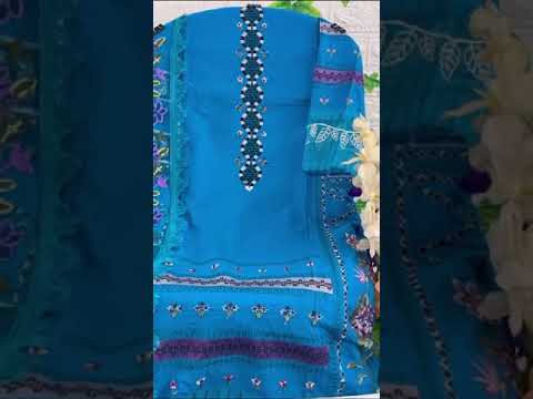 Zaha Crimson 10189 Pure Cambric Cotton Wholesale Pakistani Salwar Suit – product video thumbnail