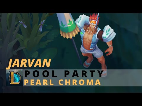 Pool Party Jarvan Pearl Chroma - League Of Legends