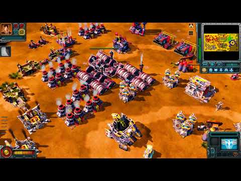 Red Alert 3 Advanced MOD - 3v3 Vs Brutal Ai , Online live gameplay