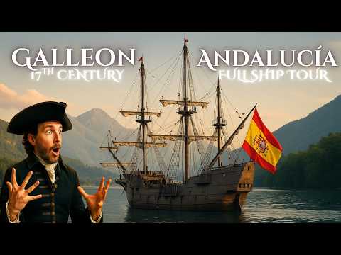 Inside a 17th Century Spanish Galleon – Full Tour of El Galeón Andalucía!