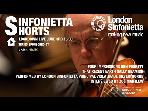 Lockdown Live - Sinfonietta Shorts 3rd June 2020