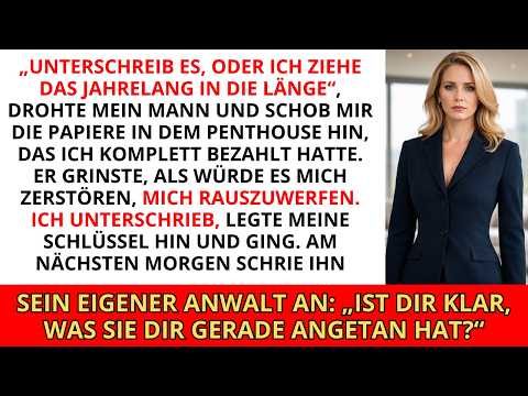 Mein Mann ließ mich mein 2,5-Mio.-$-Penthouse und unsere Familienerbstücke abtreten – bis sein ei...