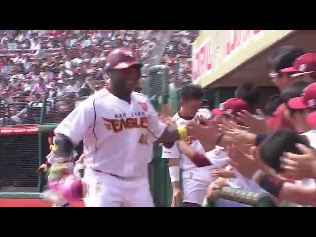 【3回裏】呼ばれて飛び出て今日4打点!! イーグルス・ウィーラーの19号同点2ラン!! 2017/7/9 E-L