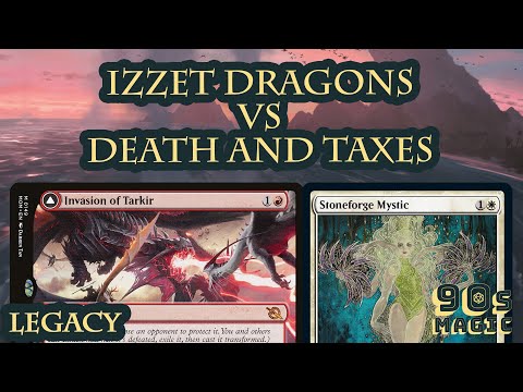 Death and Taxes vs Izzet Dragons [MTG Legacy]